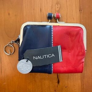 Nautica Deadstock Red and Blue Wallet